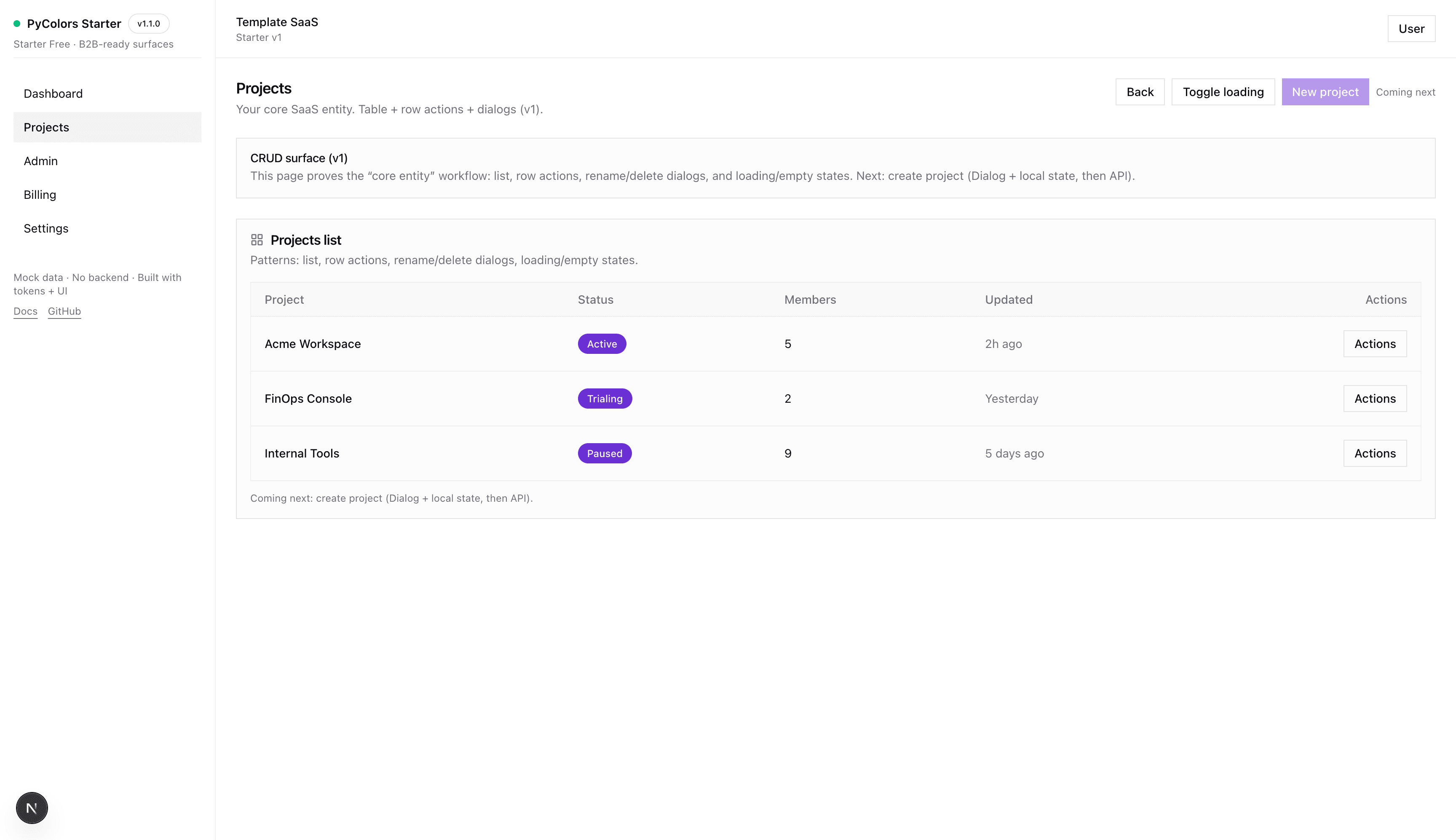 /projects surface preview